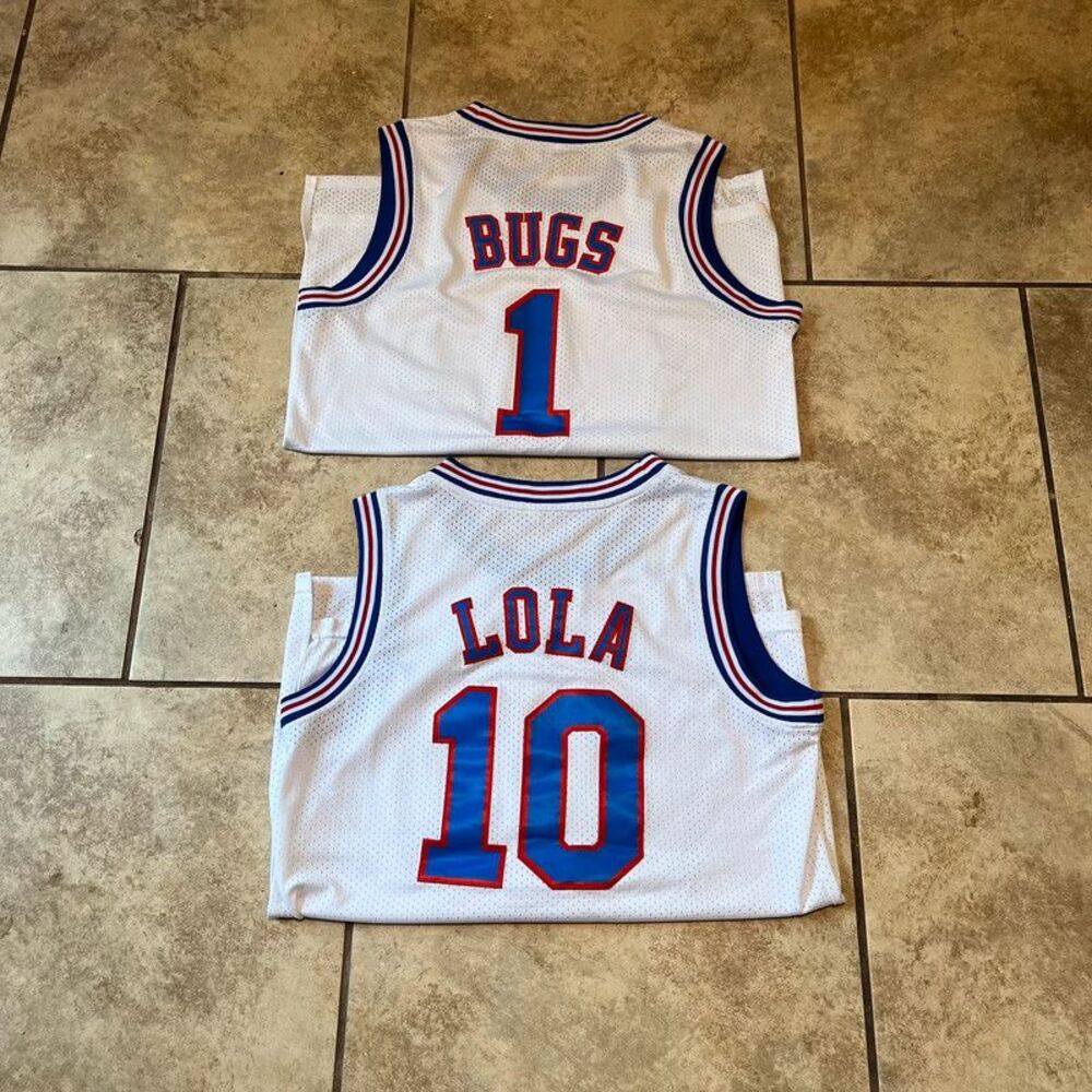 Space Jam Tune Squad Jersey Bundle Pack | Bugs 1 & Lola 10 Couples Costume